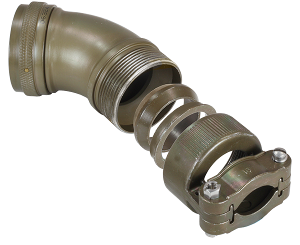 Glenair EMI/RFI Non-Environmental Backshells with Strain Relief