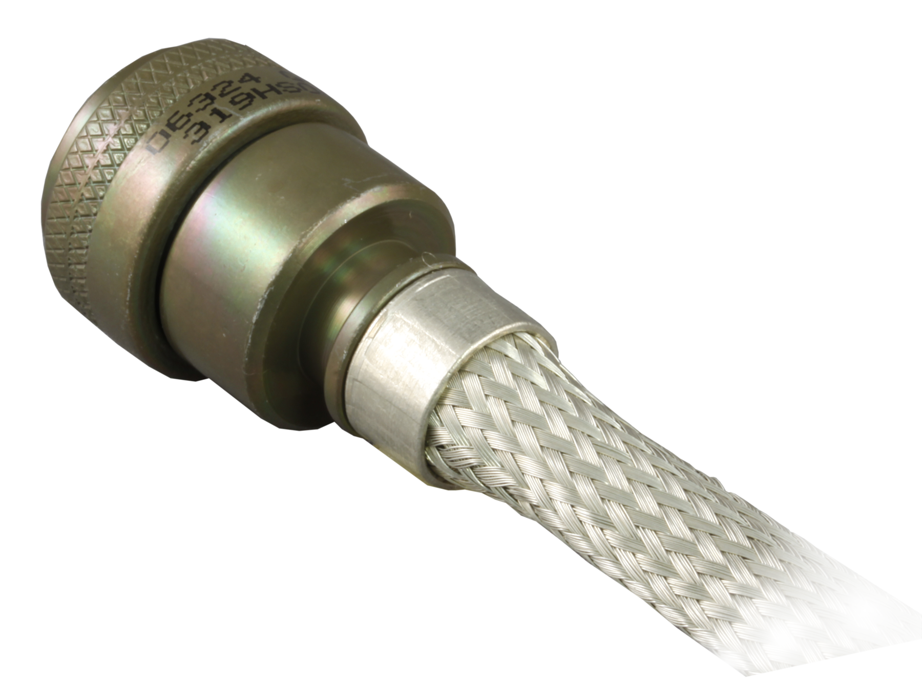 Glenair EMI/RFI Shield Sock Shrink Boot Adapters with Optional Shrink Boot