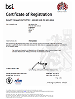Souriau Certificate of Approval
